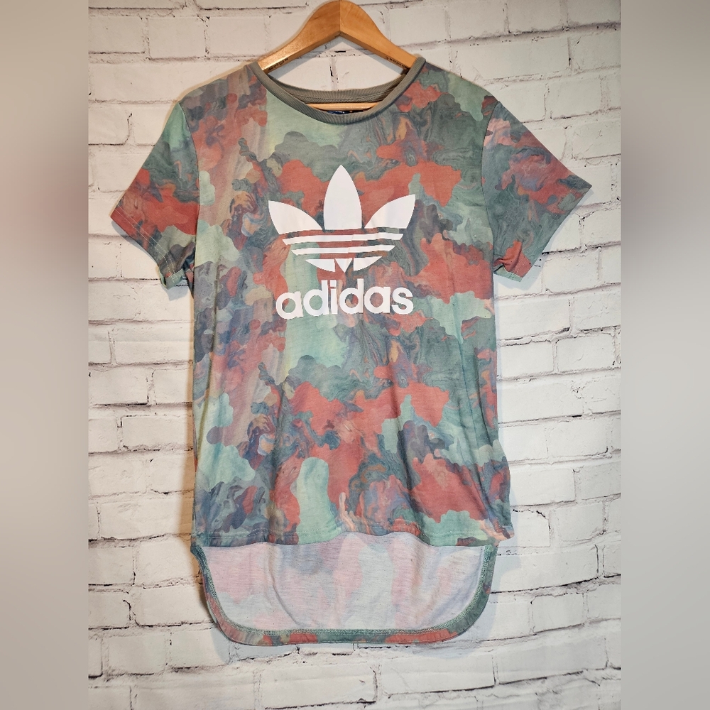 Adidas limited edition trefoil top camo pastel marble originals Women's Size S